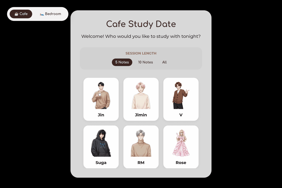 Cafe Study Date