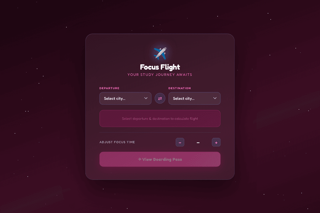 FocusFlight but pink