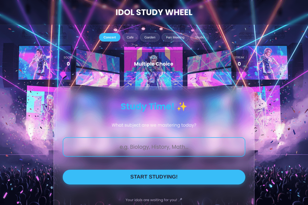 Idol Quiz Wheel
