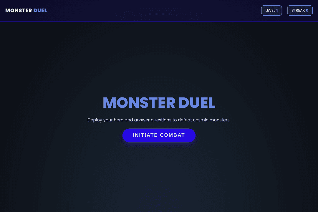 Monster Math Duel