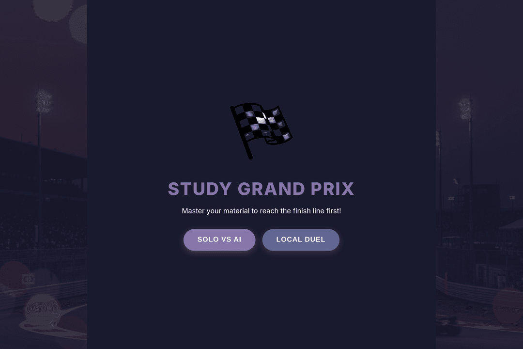 F1 Study Race