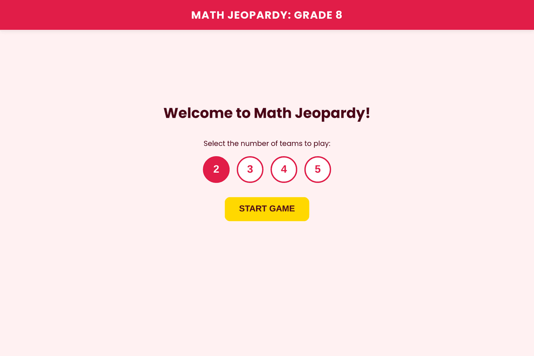 Math Mania Challenge