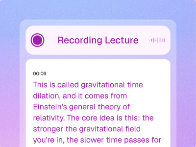 Record Lecture